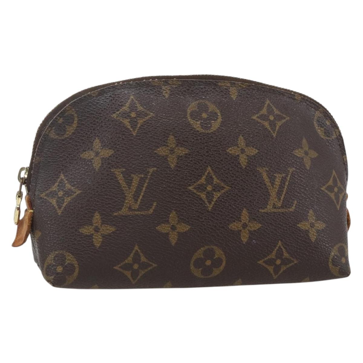 LOUIS VUITTON Monogram Pochette Cosmetic PM Pouch M43998 LV Auth 155419