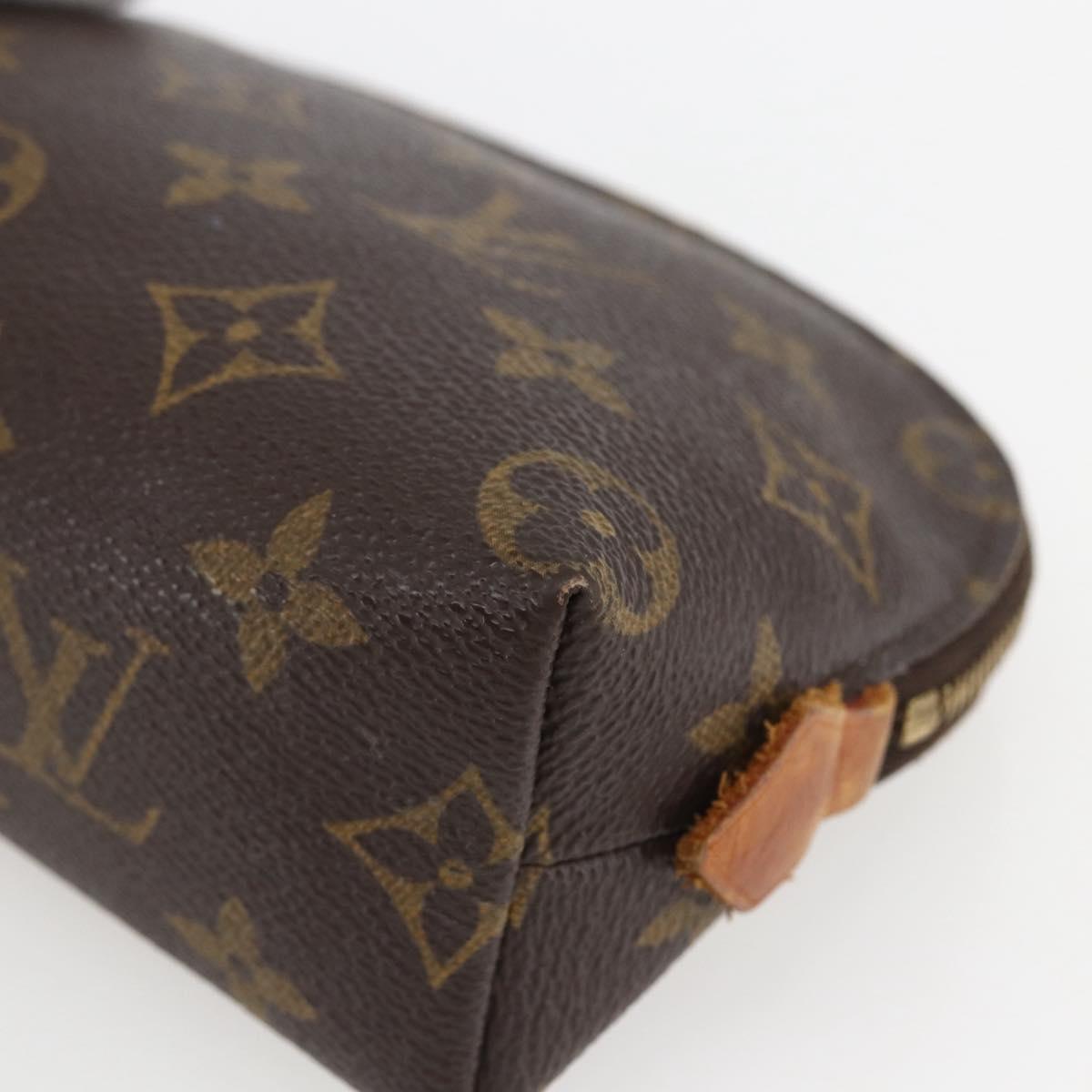 LOUIS VUITTON Monogram Pochette Cosmetic PM Pouch M43998 LV Auth 155419