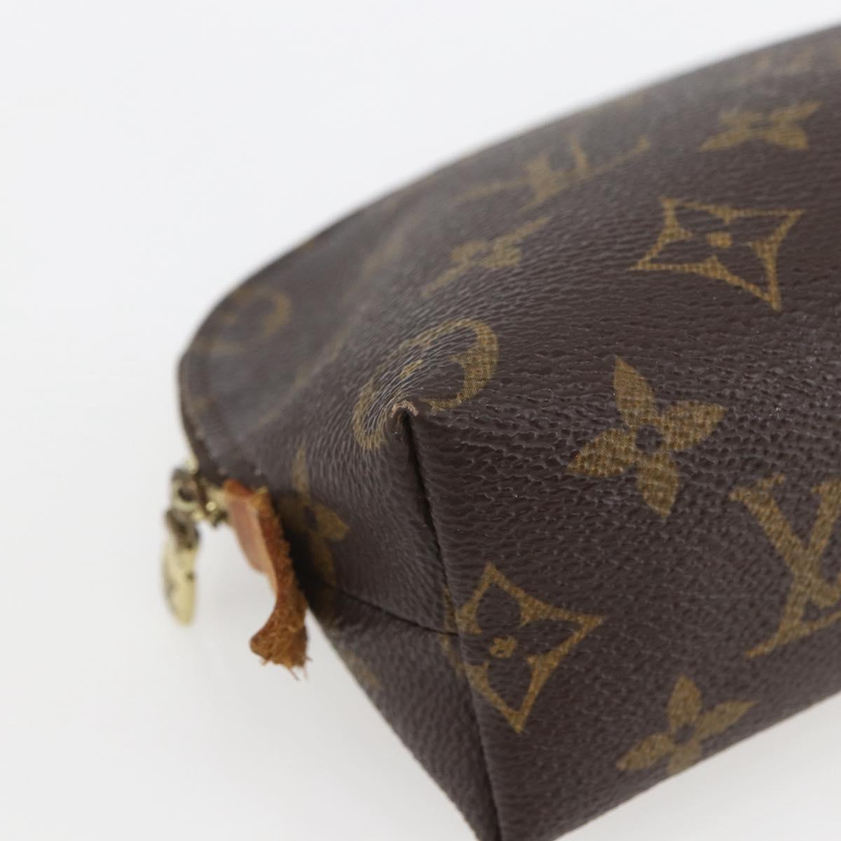 LOUIS VUITTON Monogram Pochette Cosmetic PM Pouch M43998 LV Auth 155419