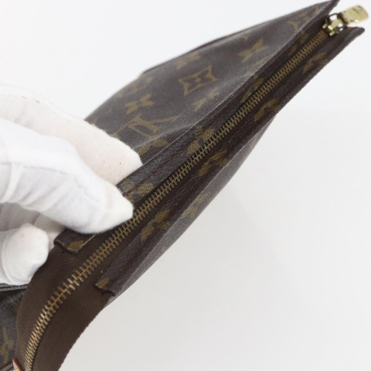 LOUIS VUITTON Monogram Poche Toilette 19 Pouch M47544 LV Auth 155420