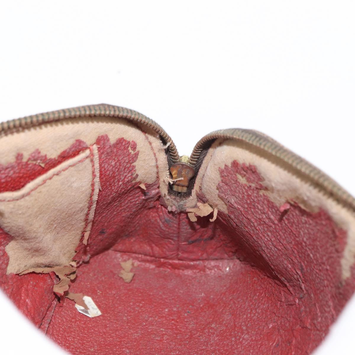 LOUIS VUITTON Damier Ebene Pochette Cosmetic PM Pouch N47516 LV Auth 155421