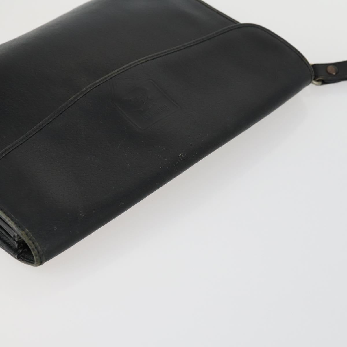 CARTIER Burberry Cartier Trotter Canvas Bag Leather 3 Set Black Auth 155423