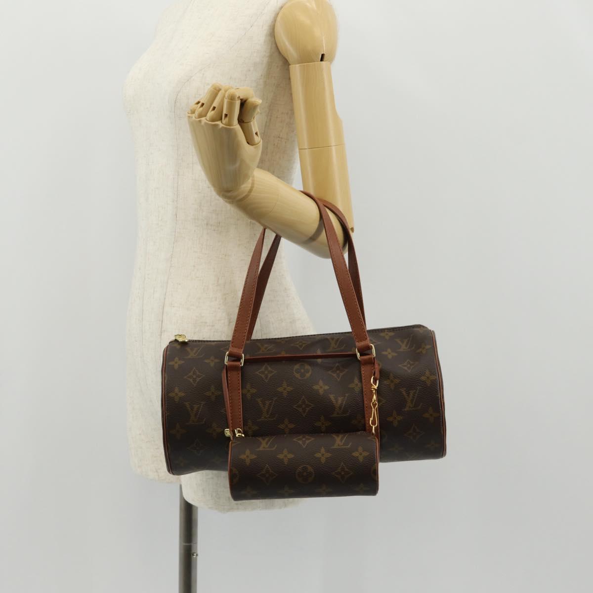 LOUIS VUITTON Monogram Papillon 30 Hand Bag M51385 LV Auth 155442V