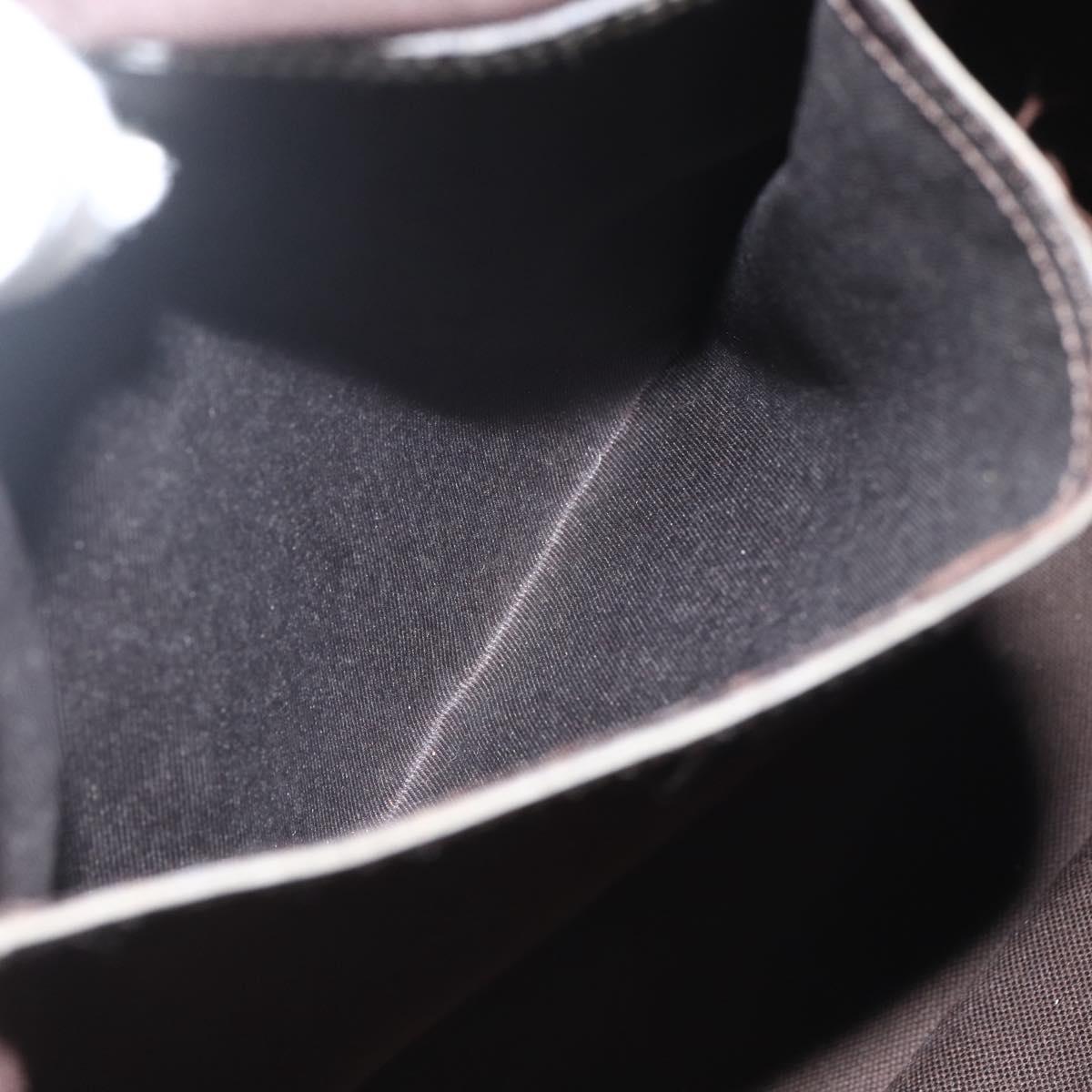 GUCCI GG Supreme Hand Bag PVC Beige Gold 190259 Auth 155475