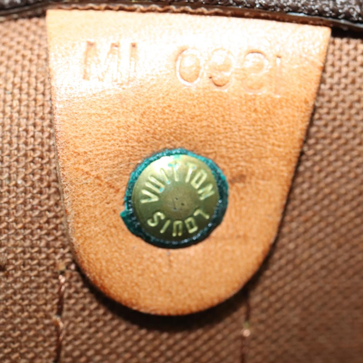 LOUIS VUITTON Monogram Keepall 60 Boston Bag M41422 LV Auth 155480V