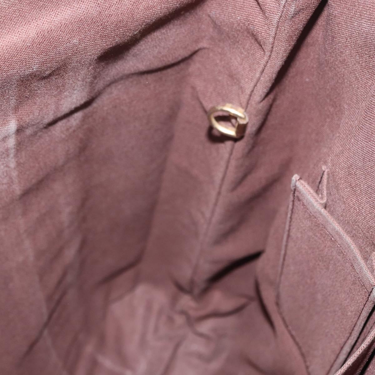 LOUIS VUITTON Damier Ebene Cabas Bobur Tote Bag N52006 LV Auth 155483