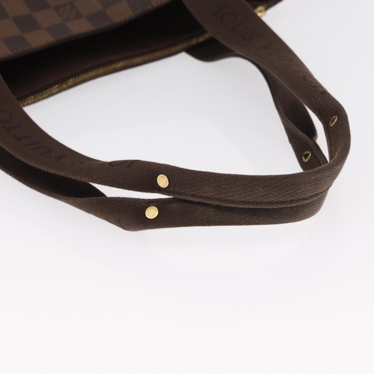 LOUIS VUITTON Damier Ebene Cabas Bobur Tote Bag N52006 LV Auth 155483