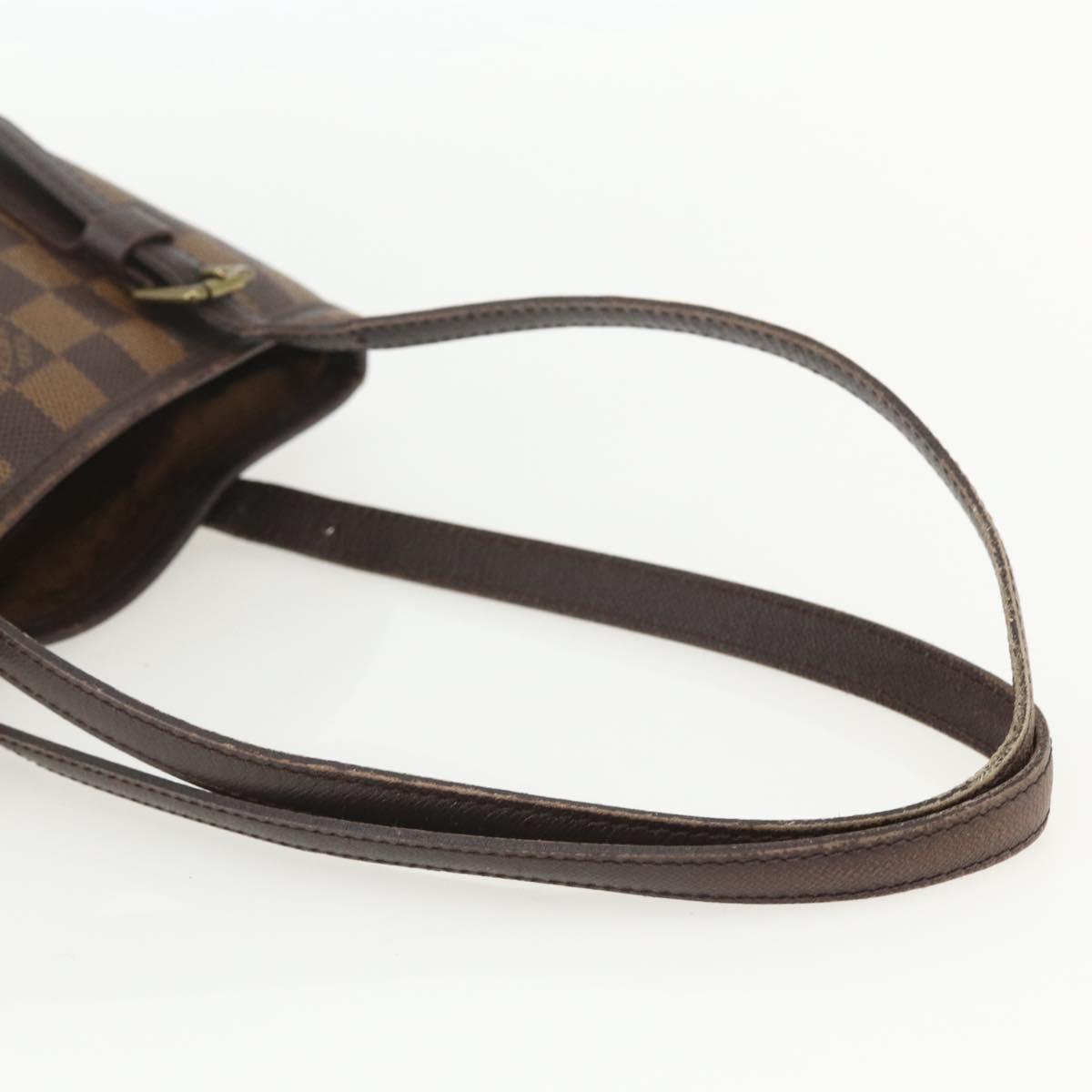 LOUIS VUITTON Damier Ebene Marais Shoulder Bag N42240 LV Auth 155484