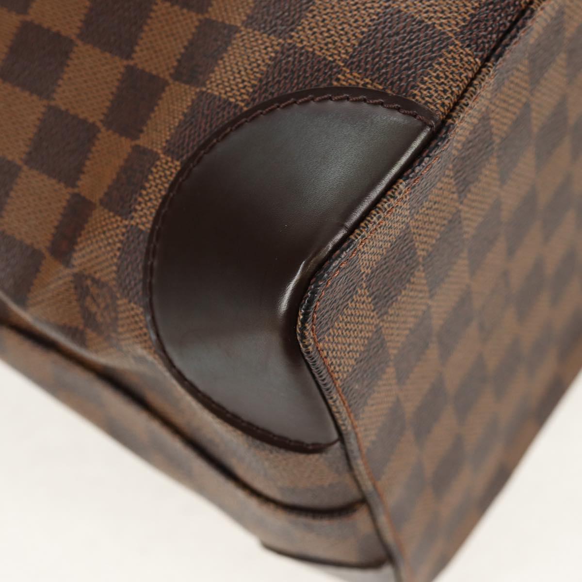 LOUIS VUITTON Damier Ebene Hampstead PM Tote Bag N51205 LV Auth 155489V