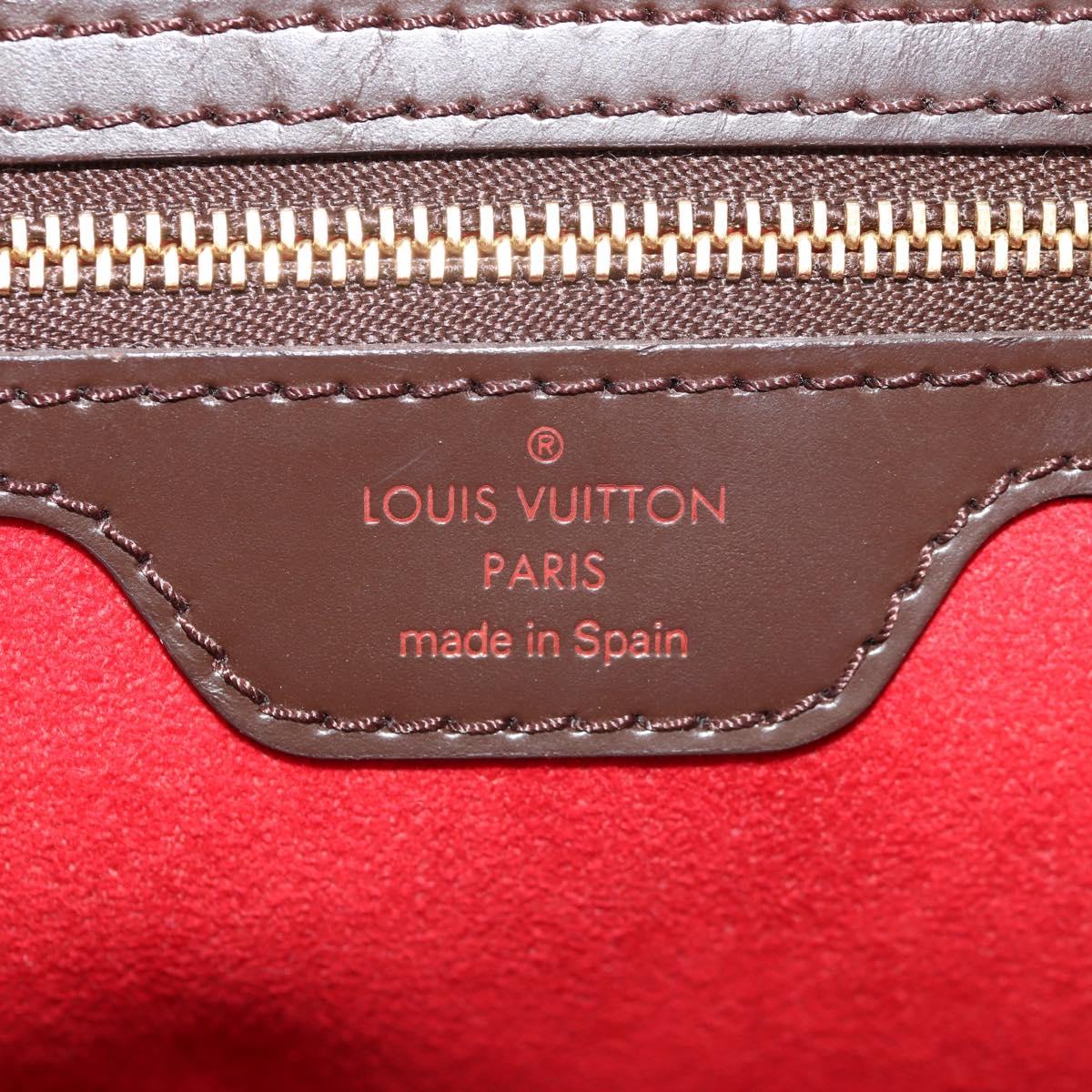 LOUIS VUITTON Damier Ebene Hampstead PM Tote Bag N51205 LV Auth 155489V