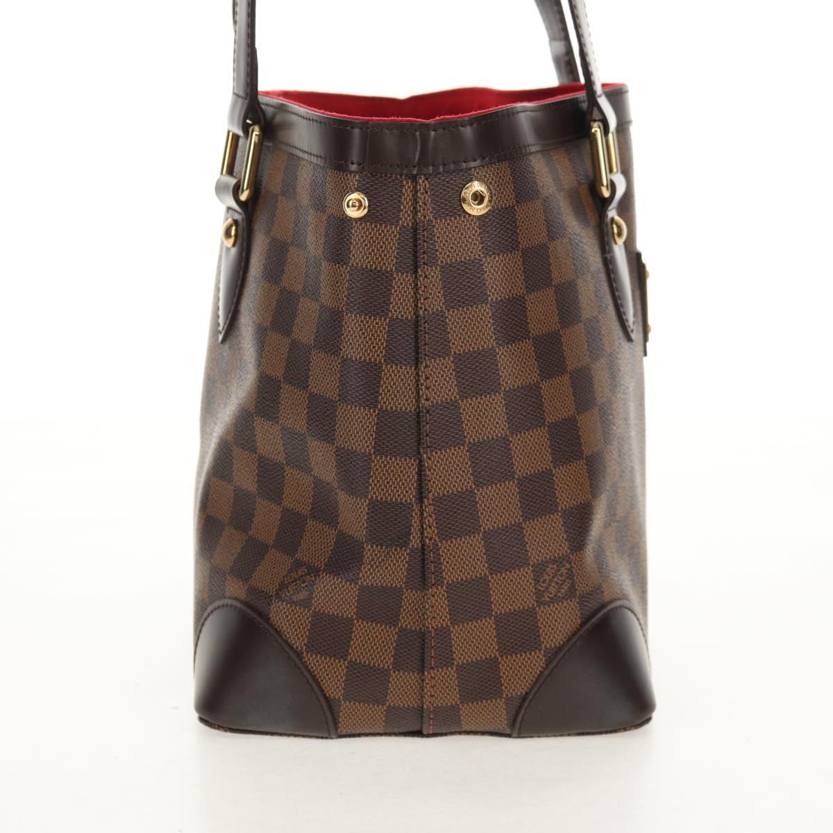 LOUIS VUITTON Damier Ebene Hampstead PM Tote Bag N51205 LV Auth 155489V