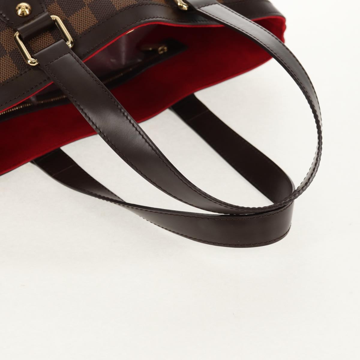 LOUIS VUITTON Damier Ebene Hampstead PM Tote Bag N51205 LV Auth 155489V