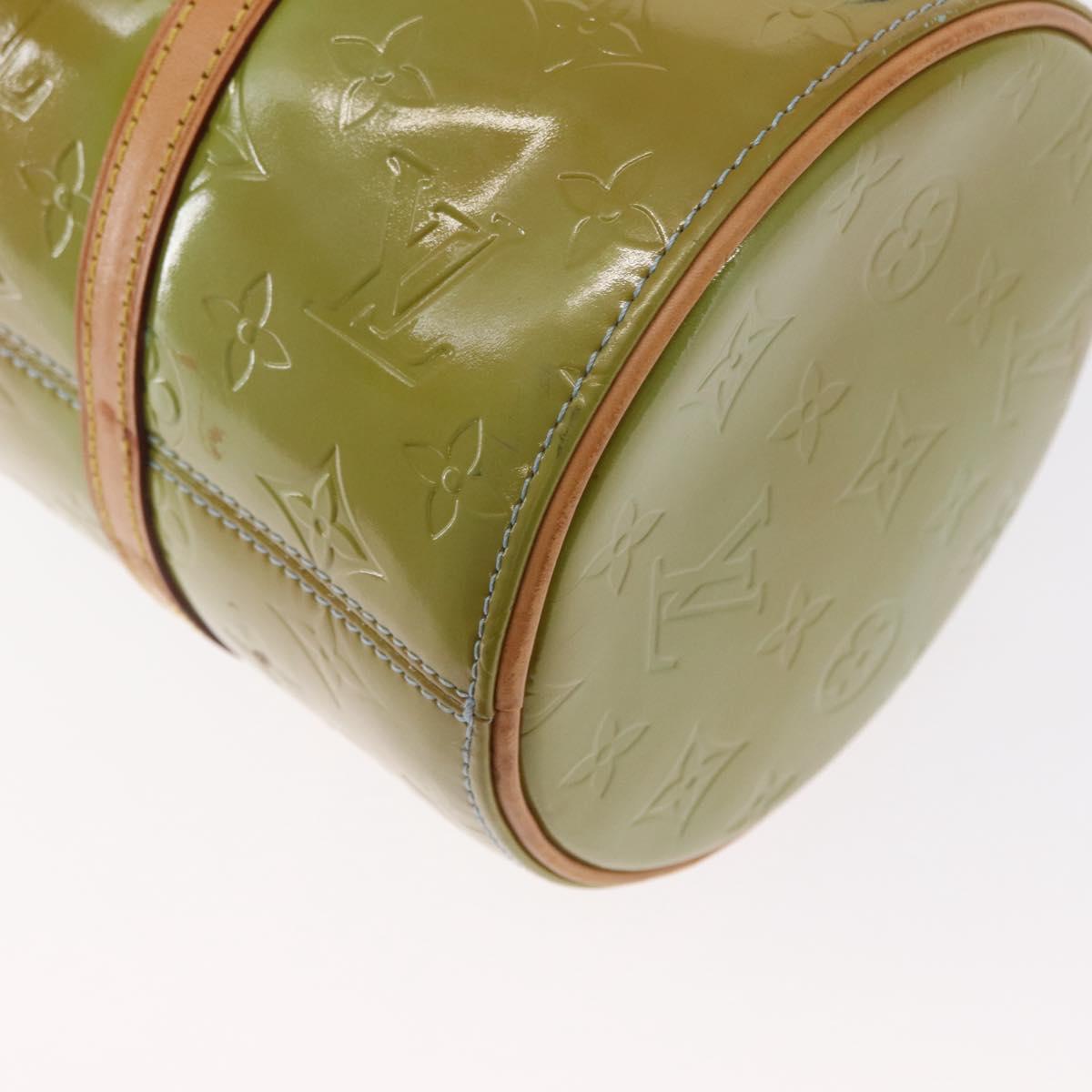 LOUIS VUITTON Monogram Vernis Bedford Hand Bag Baby Blue M91007 LV Auth 155493