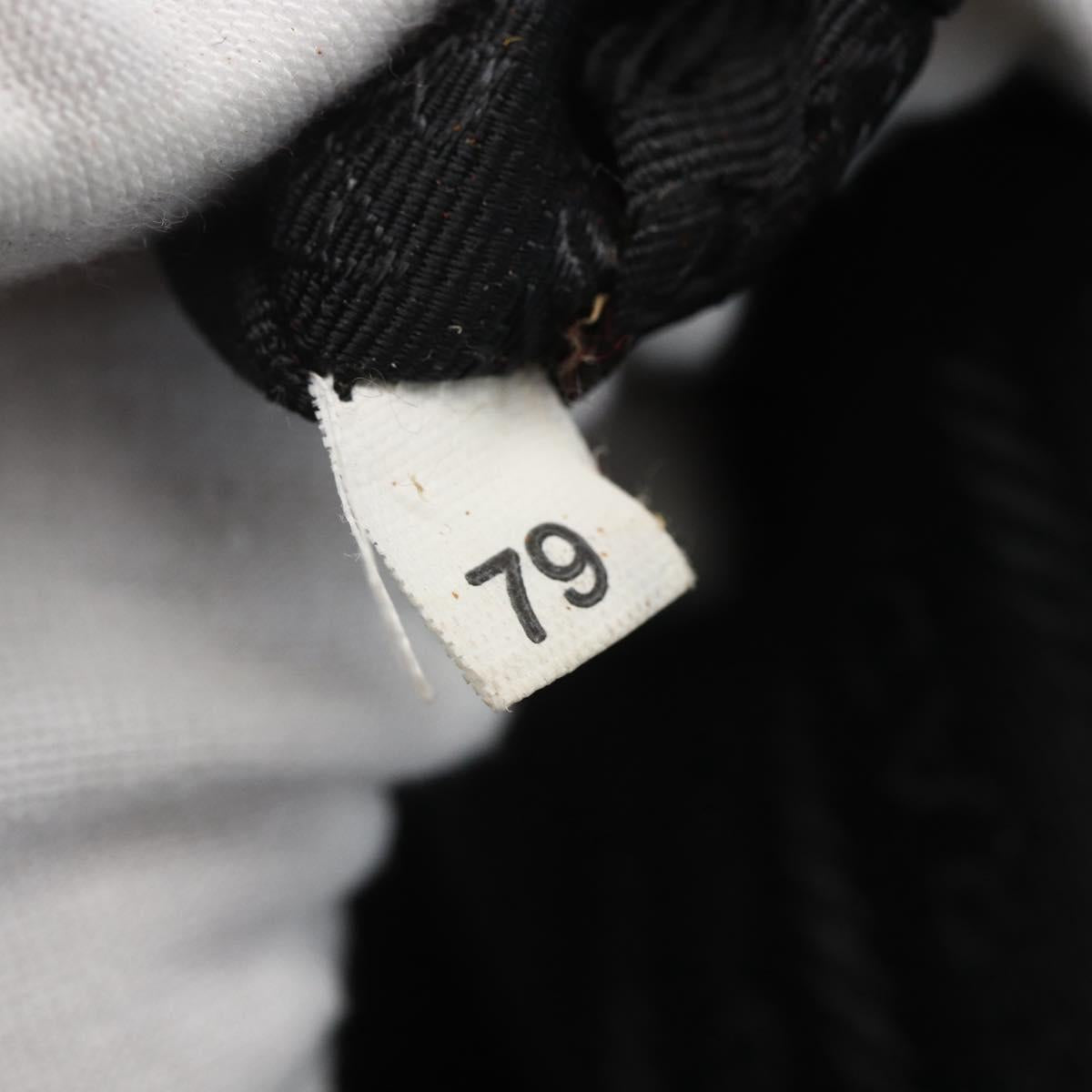 PRADA Tote Bag Nylon Green Silver Auth 155497