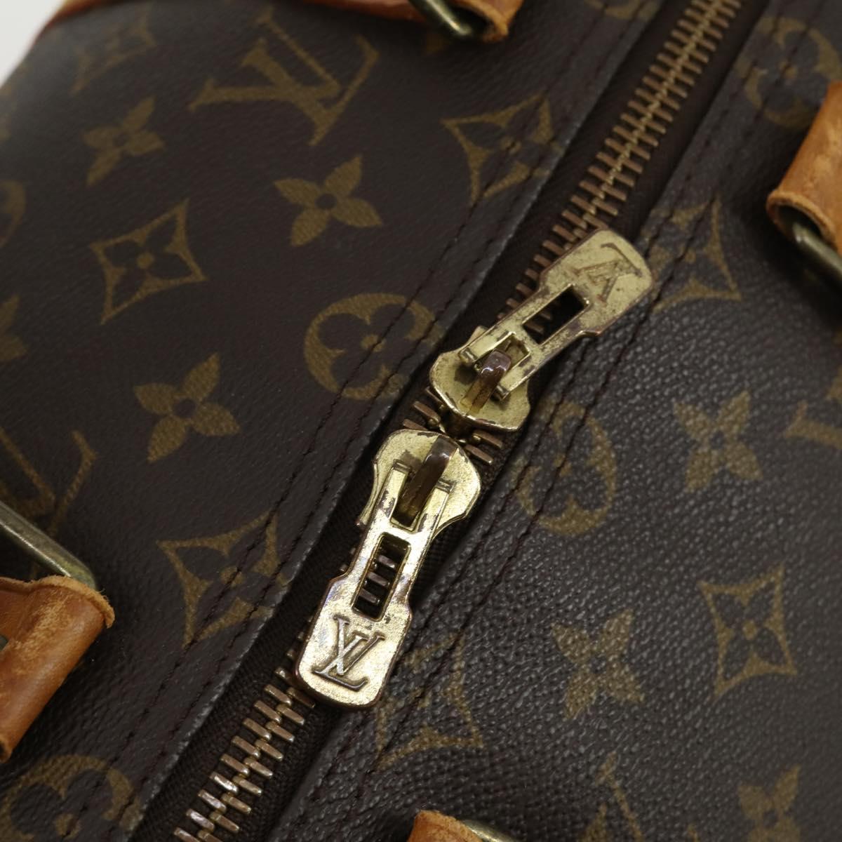 LOUIS VUITTON Monogram Keepall Bandouliere 50 Boston Bag M41416 LV Auth 155506