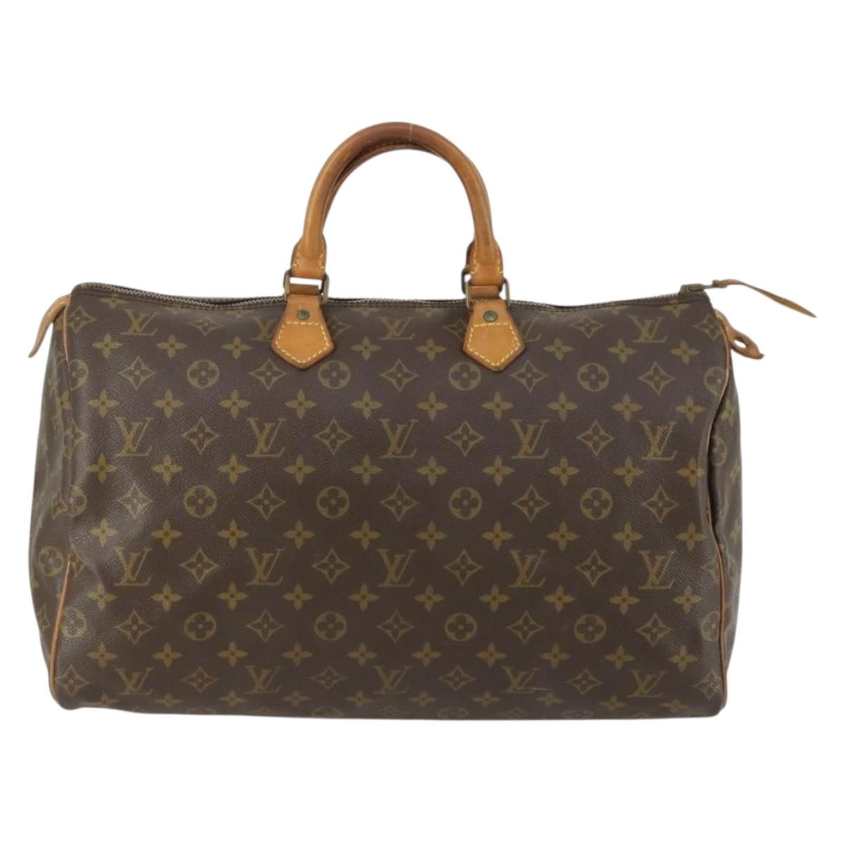 LOUIS VUITTON Monogram Speedy 40 Hand Bag M41522 LV Auth 155509A