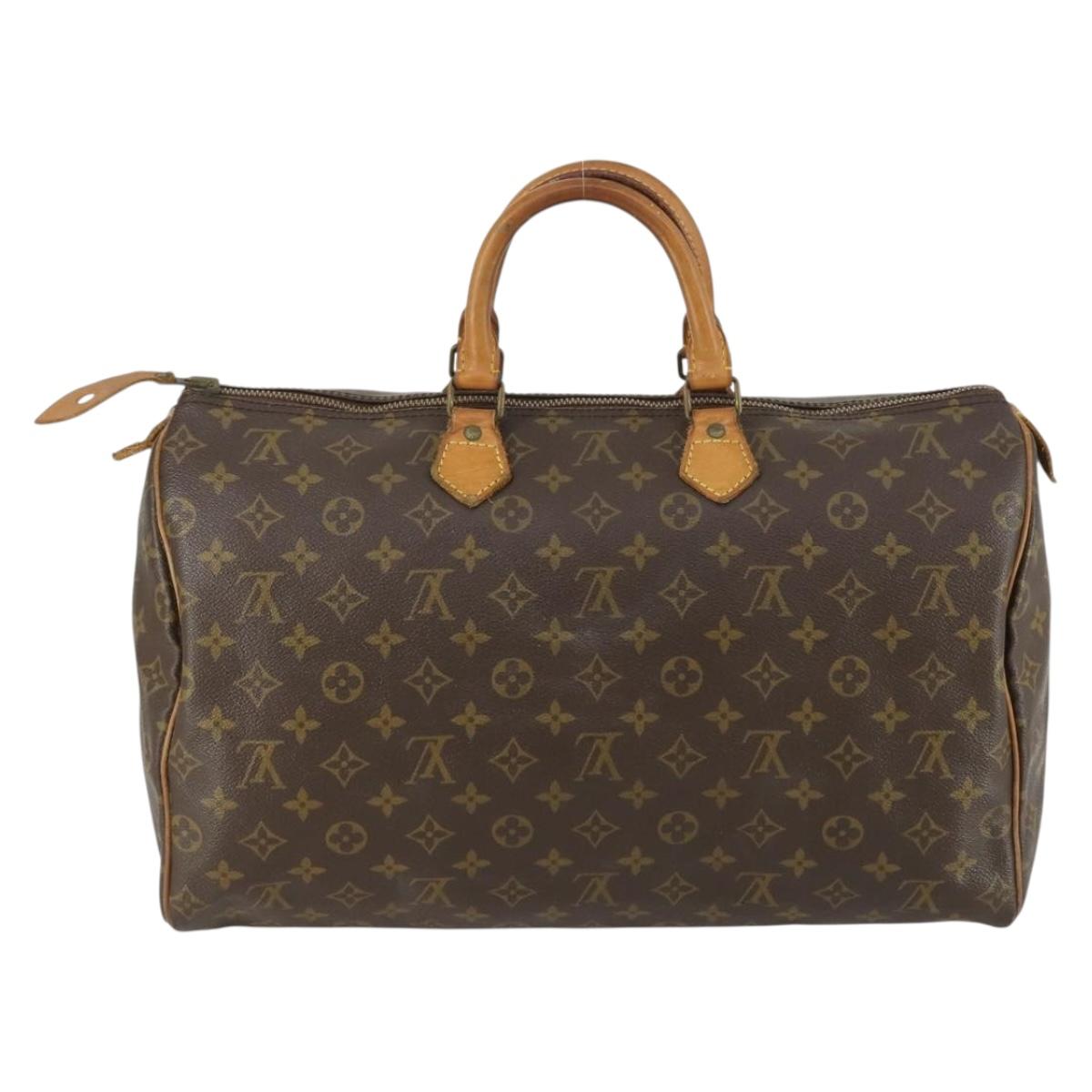 LOUIS VUITTON Monogram Speedy 40 Hand Bag M41522 LV Auth 155509A