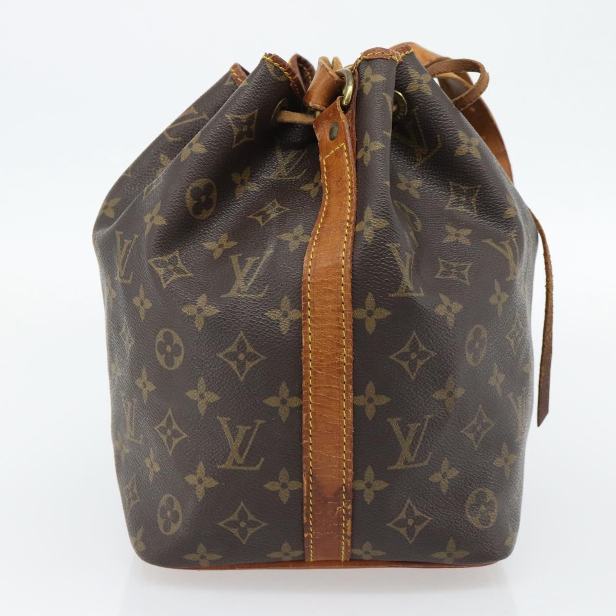LOUIS VUITTON Monogram Petit Noe Shoulder Bag M42226 LV Auth 155520