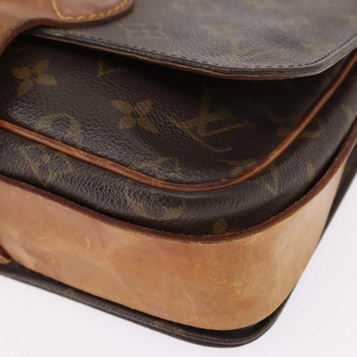 LOUIS VUITTON Monogram Cartouchiere MM Shoulder Bag M51253 LV Auth 155523