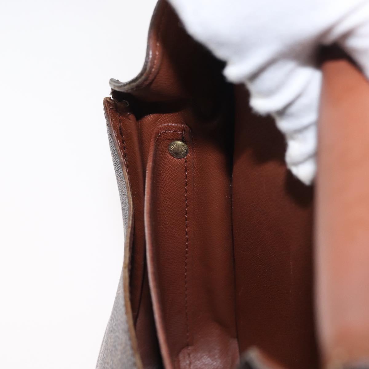 LOUIS VUITTON Monogram Cartouchiere MM Shoulder Bag M51253 LV Auth 155523