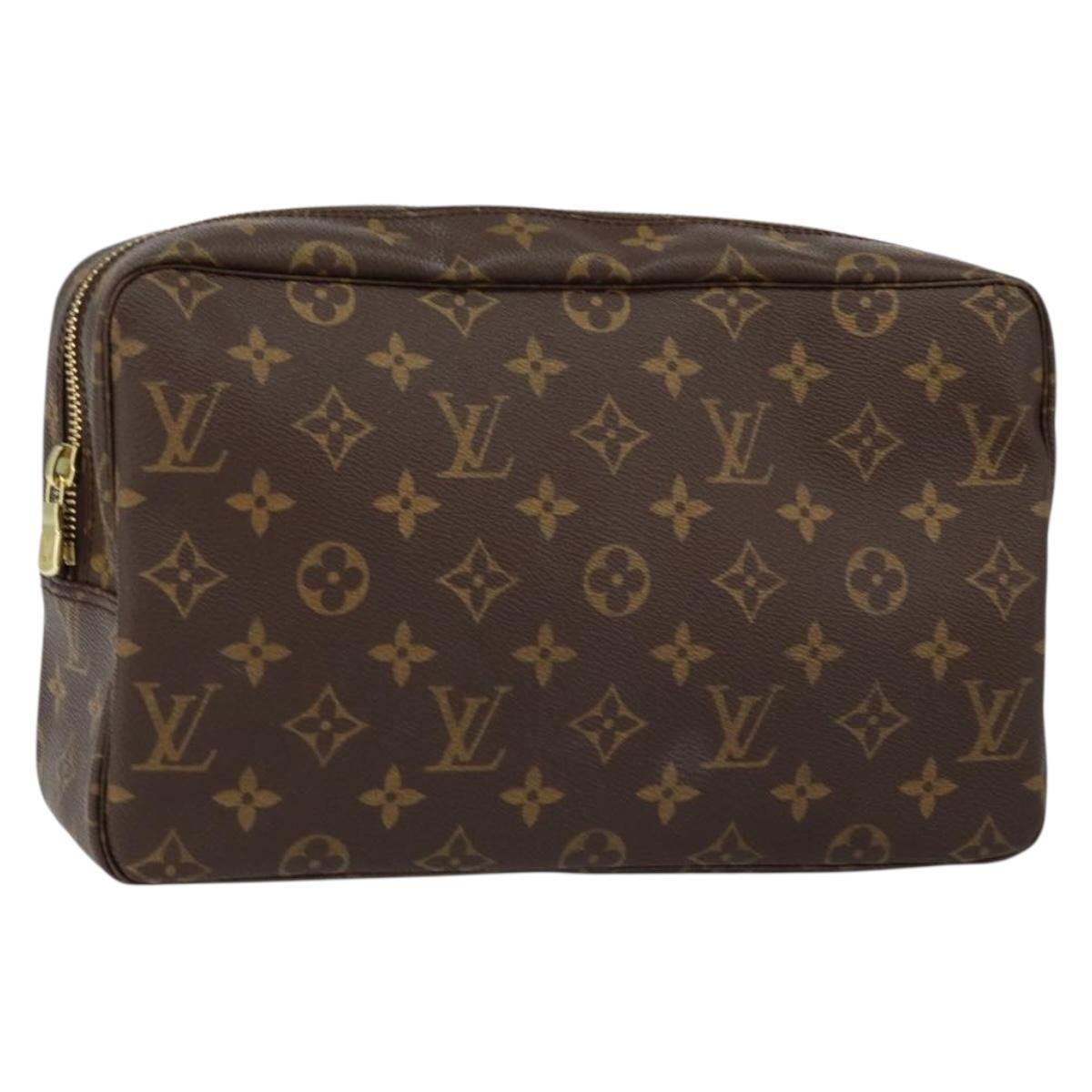 LOUIS VUITTON Monogram Trousse Toilette 28 Clutch Bag M47522 LV Auth 155524