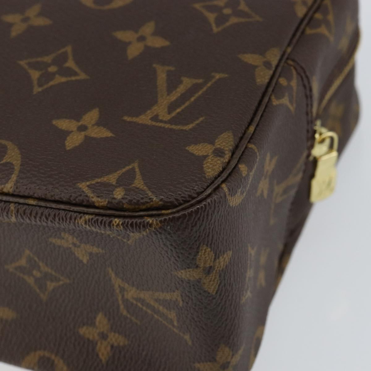 LOUIS VUITTON Monogram Trousse Toilette 28 Clutch Bag M47522 LV Auth 155524