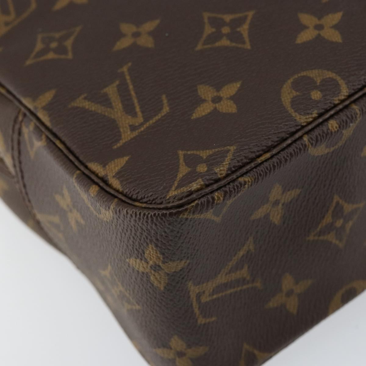 LOUIS VUITTON Monogram Trousse Toilette 28 Clutch Bag M47522 LV Auth 155524