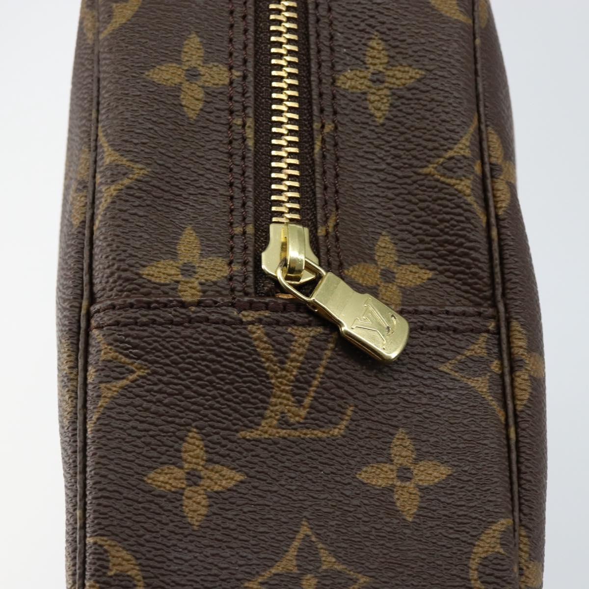 LOUIS VUITTON Monogram Trousse Toilette 28 Clutch Bag M47522 LV Auth 155524