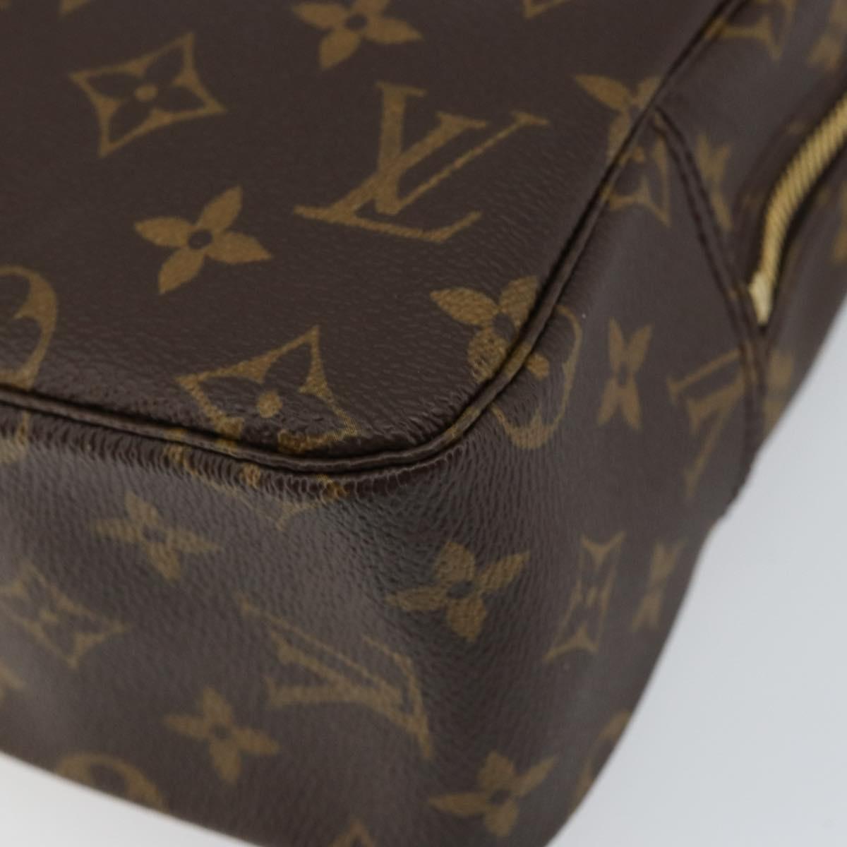 LOUIS VUITTON Monogram Trousse Toilette 28 Clutch Bag M47522 LV Auth 155524