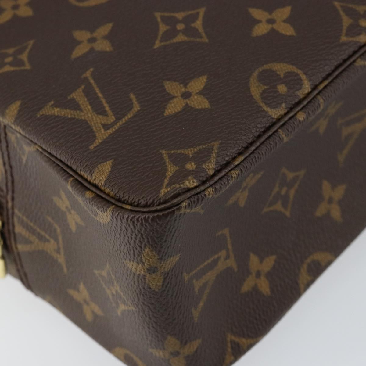 LOUIS VUITTON Monogram Trousse Toilette 28 Clutch Bag M47522 LV Auth 155524