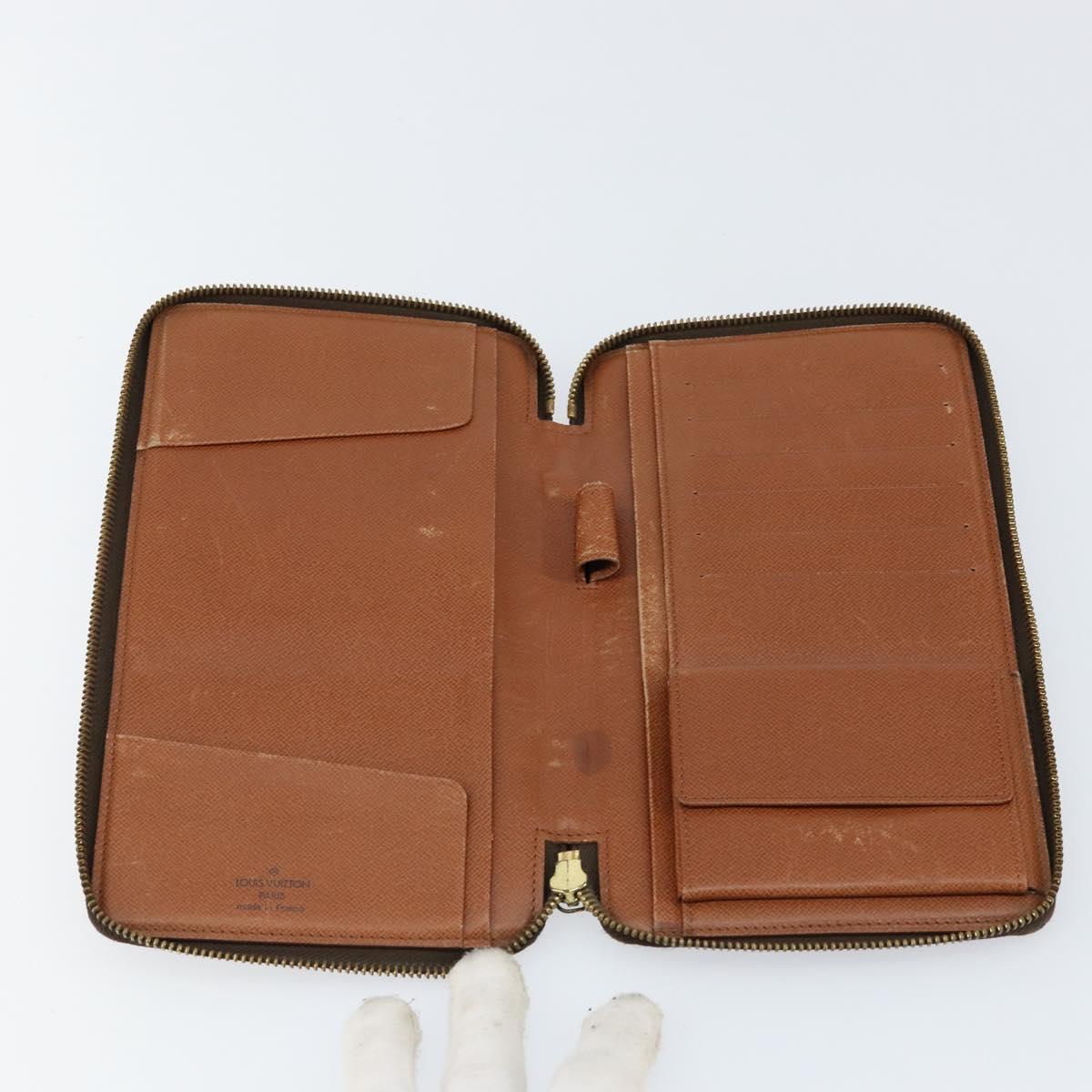 LOUIS VUITTON Monogram Organizer De Voyage Travel Case M60119 LV Auth 155528