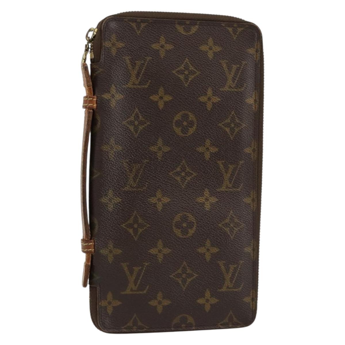 LOUIS VUITTON Monogram Organizer De Voyage Travel Case M60119 LV Auth 155528