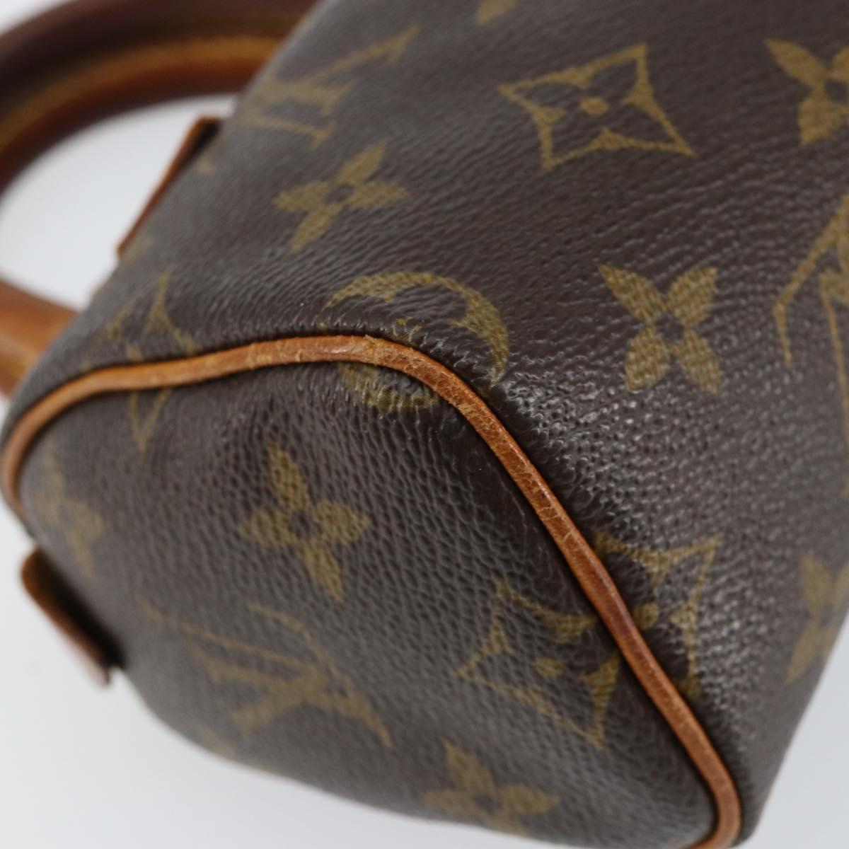 LOUIS VUITTON Monogram Mini Speedy Hand Bag M41534 LV Auth 155529