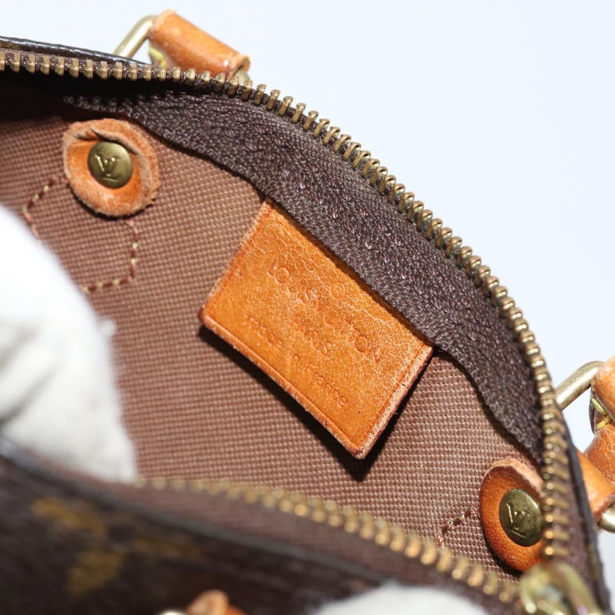 LOUIS VUITTON Monogram Mini Speedy Hand Bag M41534 LV Auth 155529