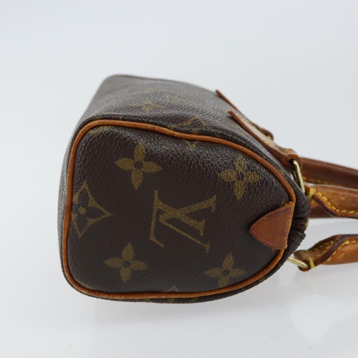 LOUIS VUITTON Monogram Mini Speedy Hand Bag M41534 LV Auth 155529