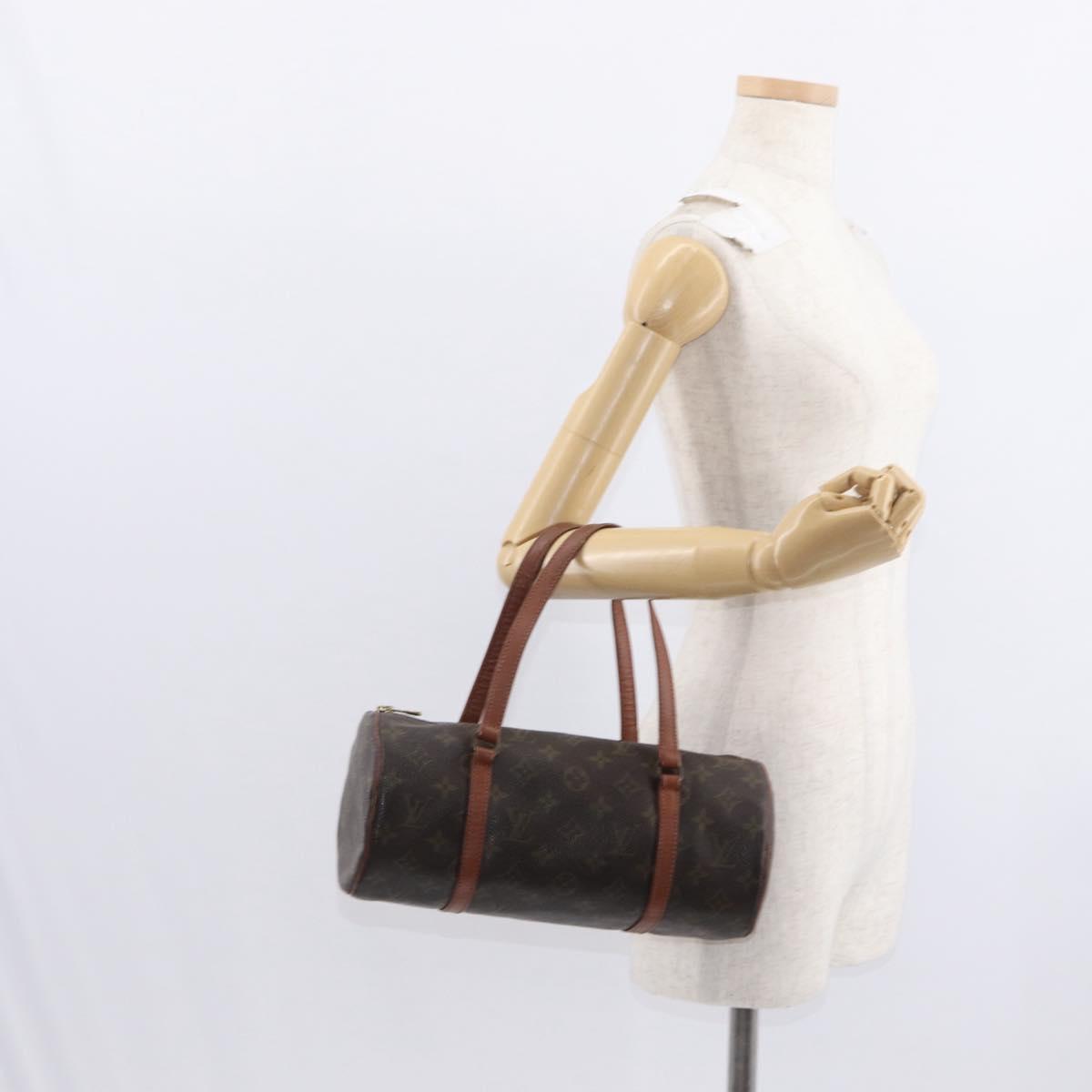 LOUIS VUITTON Monogram Papillon 30 Hand Bag M51385 LV Auth 155530