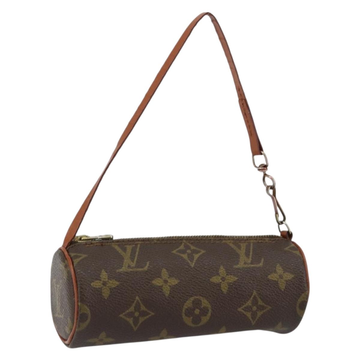 LOUIS VUITTON Monogram Papillon Pouch LV Auth 155531