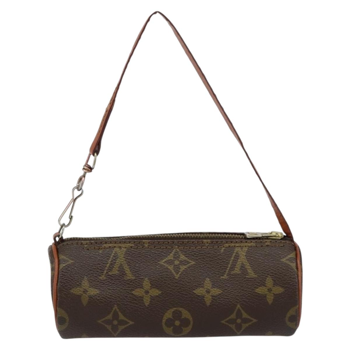 LOUIS VUITTON Monogram Papillon Pouch LV Auth 155531