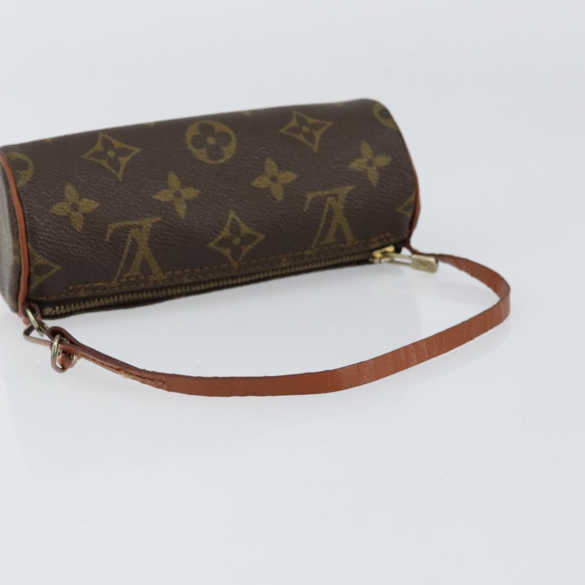 LOUIS VUITTON Monogram Papillon Pouch LV Auth 155531