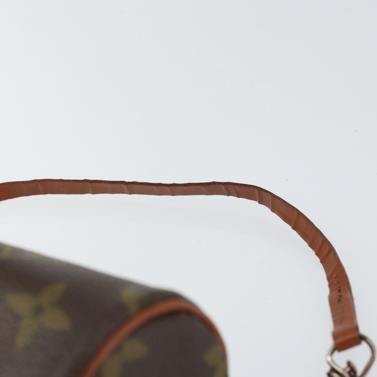 LOUIS VUITTON Monogram Papillon Pouch LV Auth 155531