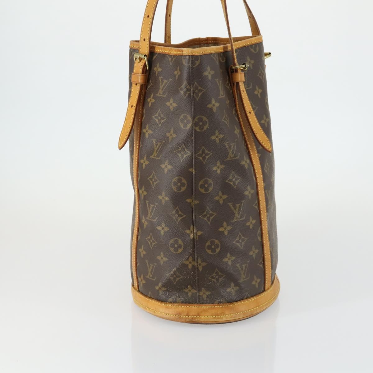 LOUIS VUITTON Monogram Bucket GM Shoulder Bag M42236 LV Auth 155534