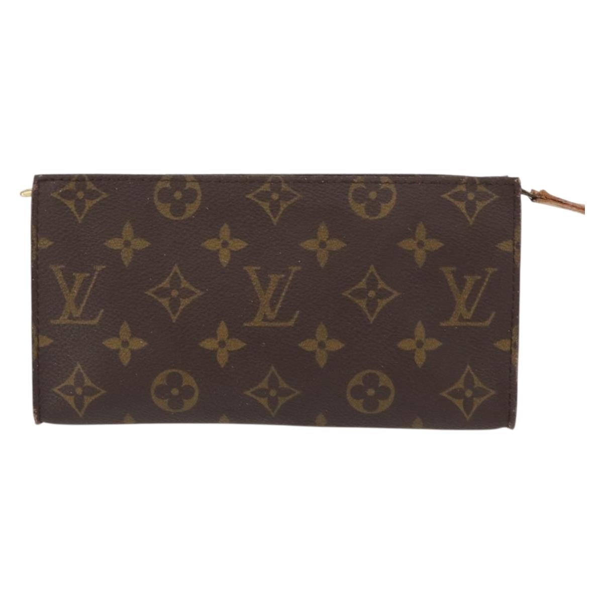 LOUIS VUITTON Monogram Bucket GM Accessory Pouch LV Auth 155535