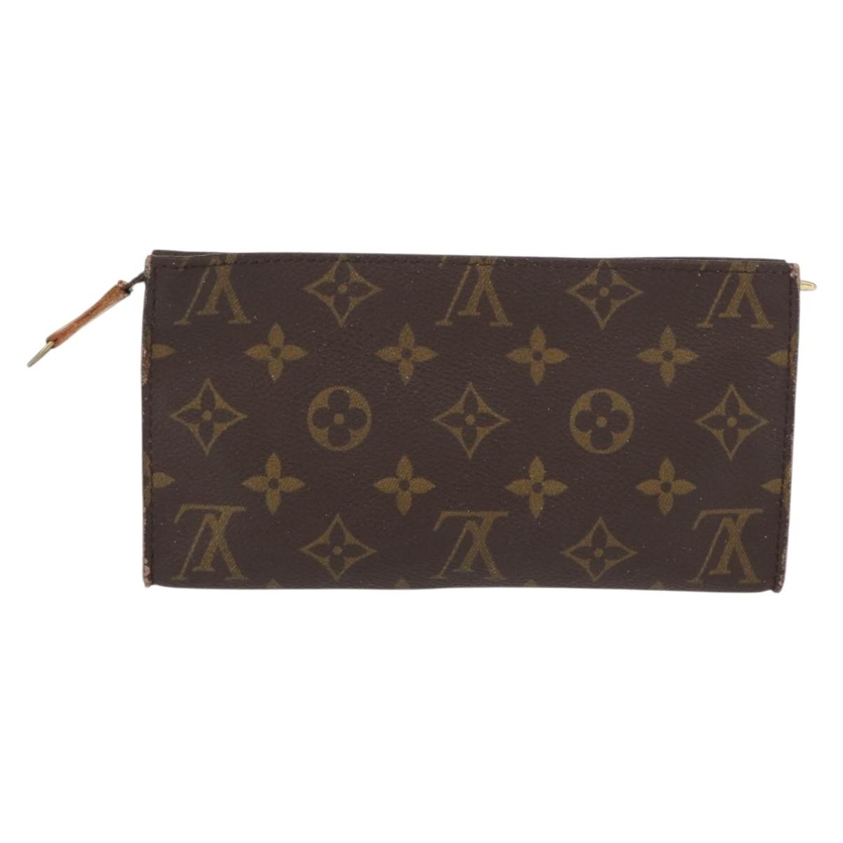 LOUIS VUITTON Monogram Bucket GM Accessory Pouch LV Auth 155535