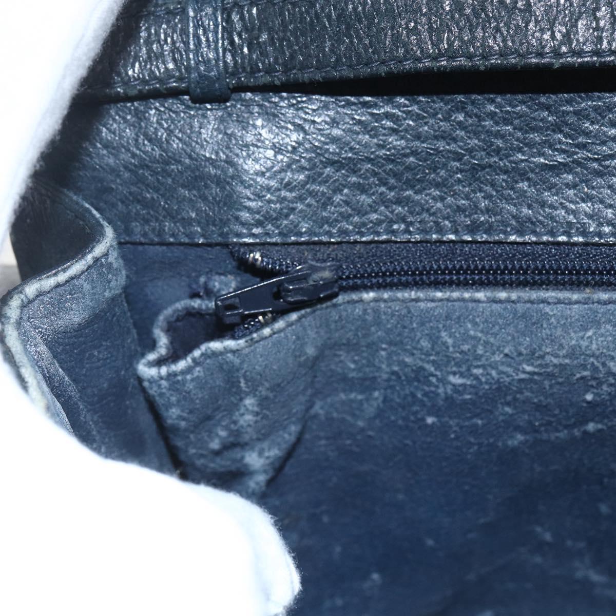 GUCCI GG Supreme Sherry Line Shoulder Bag PVC Red Navy Auth 155552