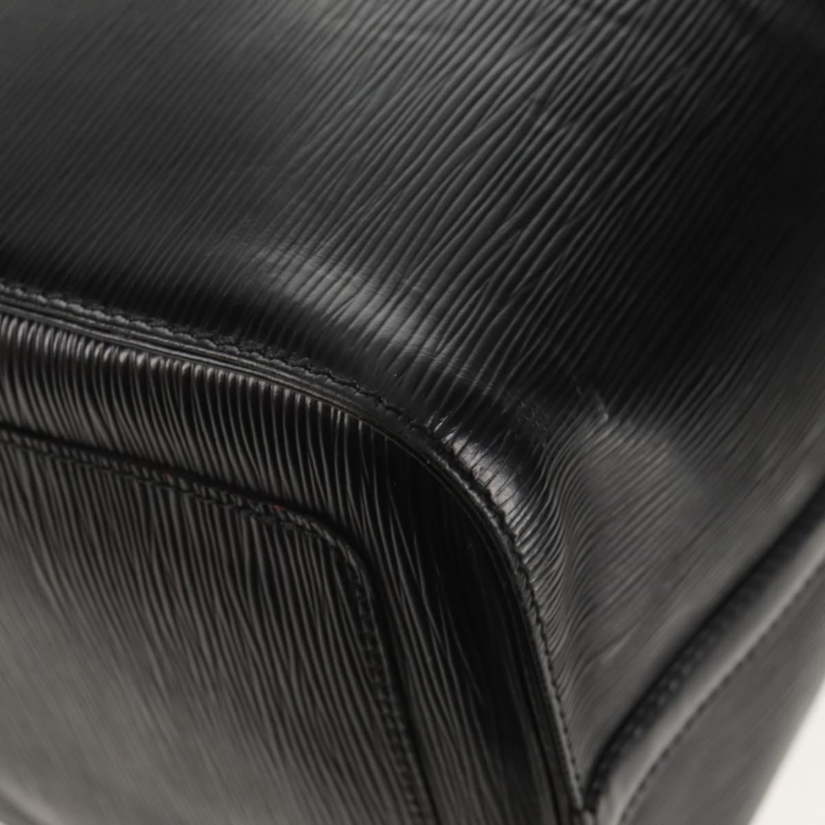 LOUIS VUITTON Epi Keepall 45 Boston Bag Black M42972 LV Auth 155560V