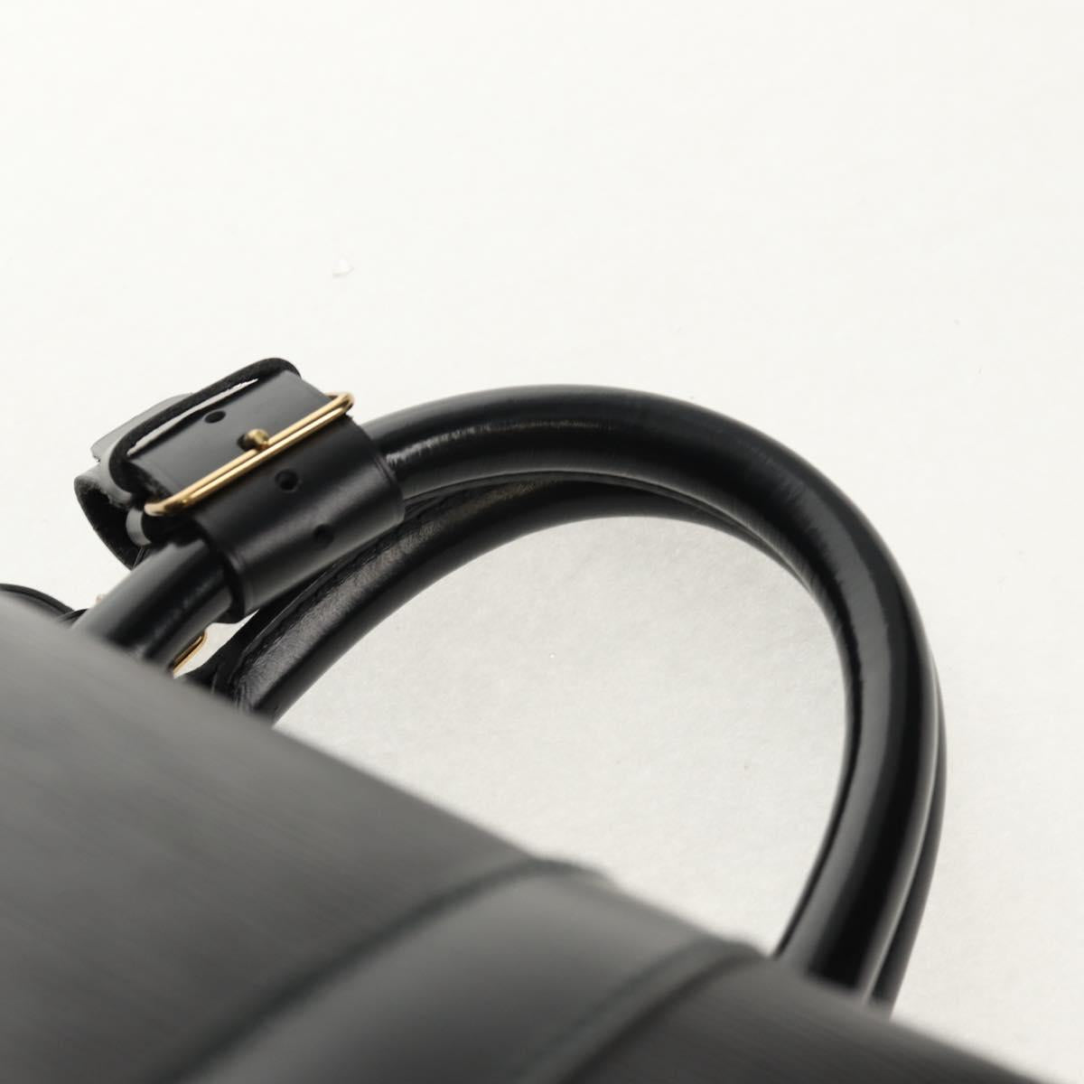 LOUIS VUITTON Epi Keepall 45 Boston Bag Black M42972 LV Auth 155560V