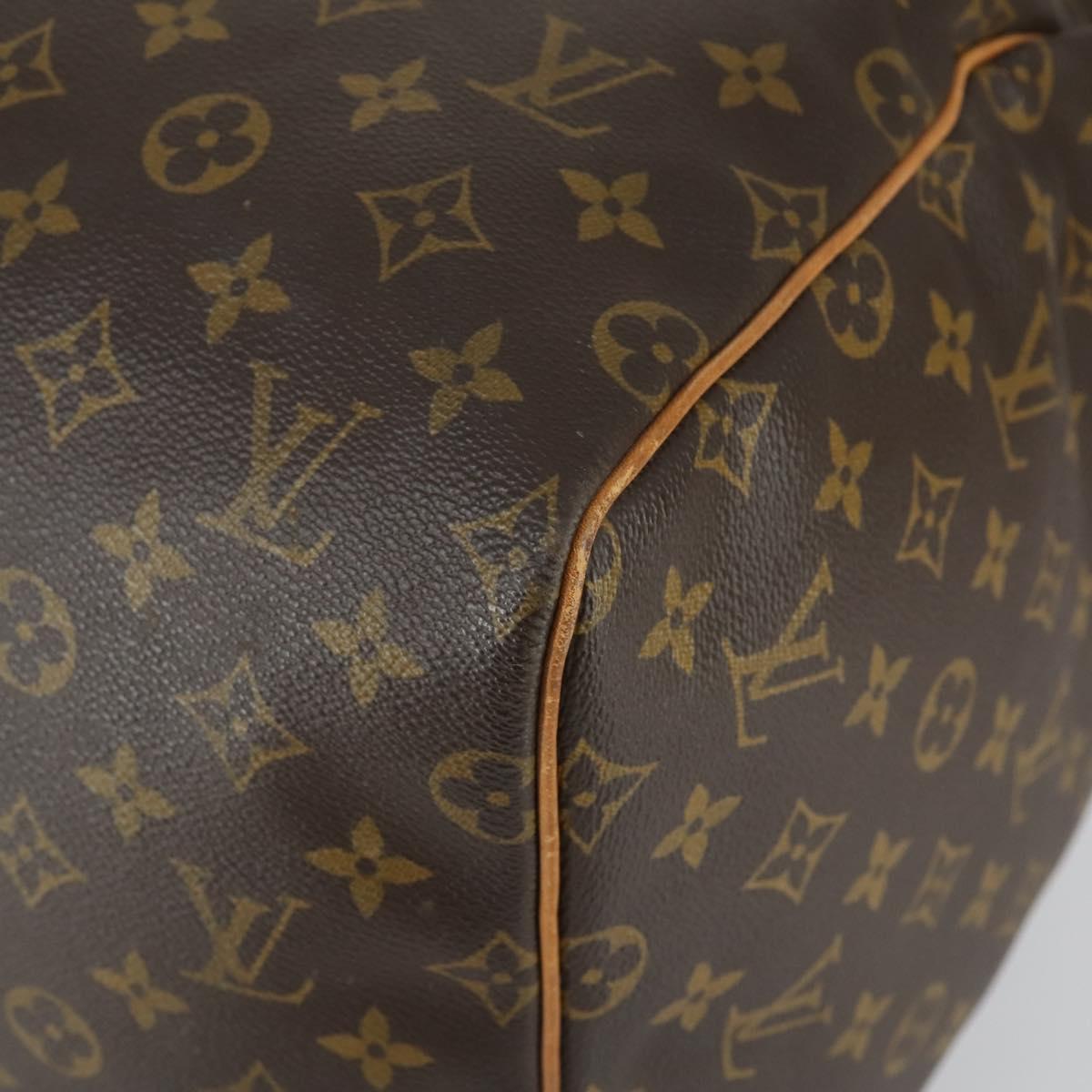 LOUIS VUITTON Monogram Keepall 55 Boston Bag M41424 LV Auth 155566V