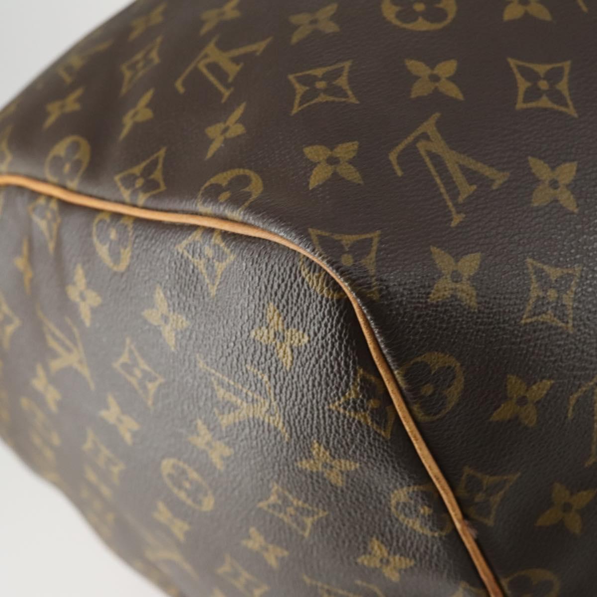 LOUIS VUITTON Monogram Keepall 55 Boston Bag M41424 LV Auth 155566V