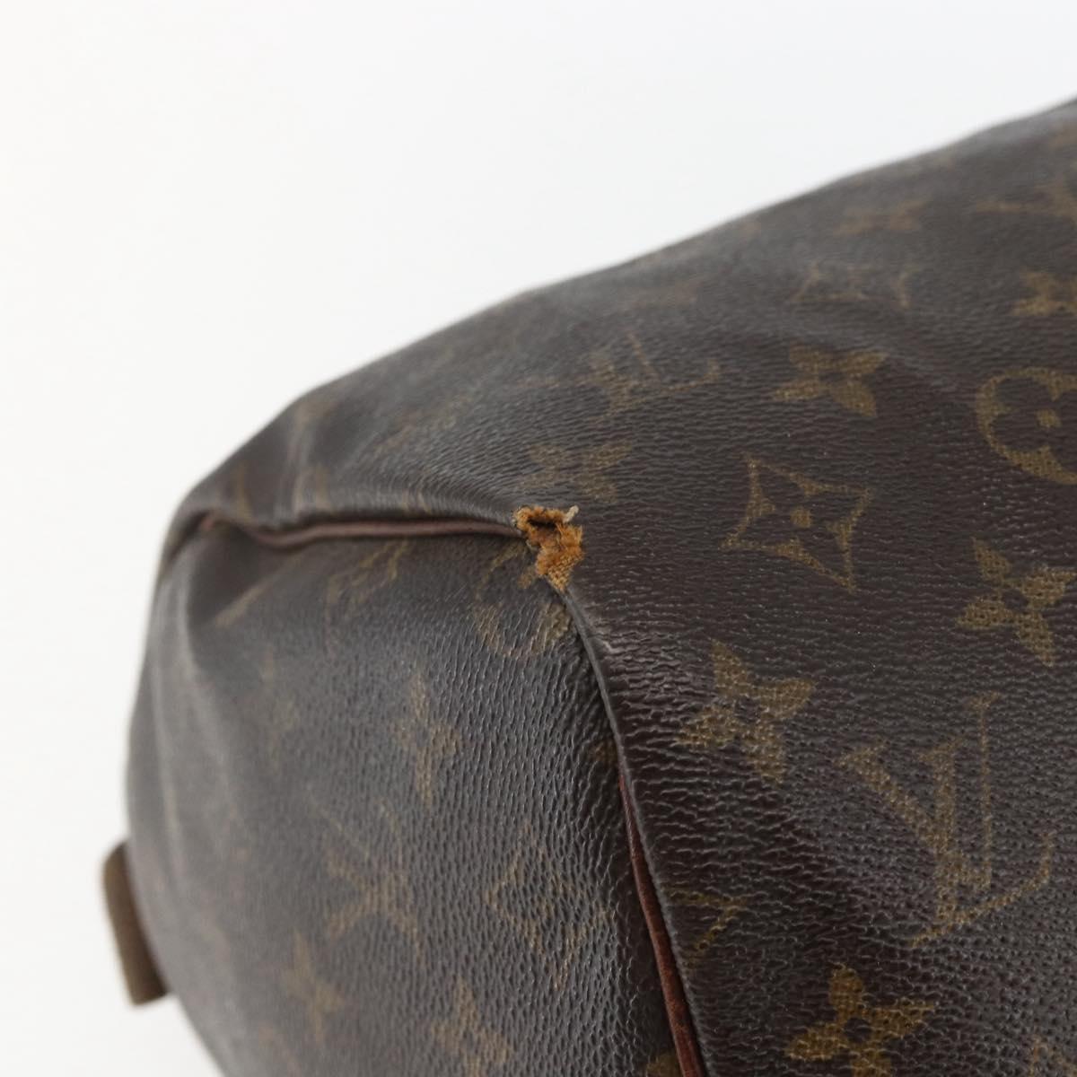 LOUIS VUITTON Monogram Speedy 30 Hand Bag M41526 LV Auth 155573