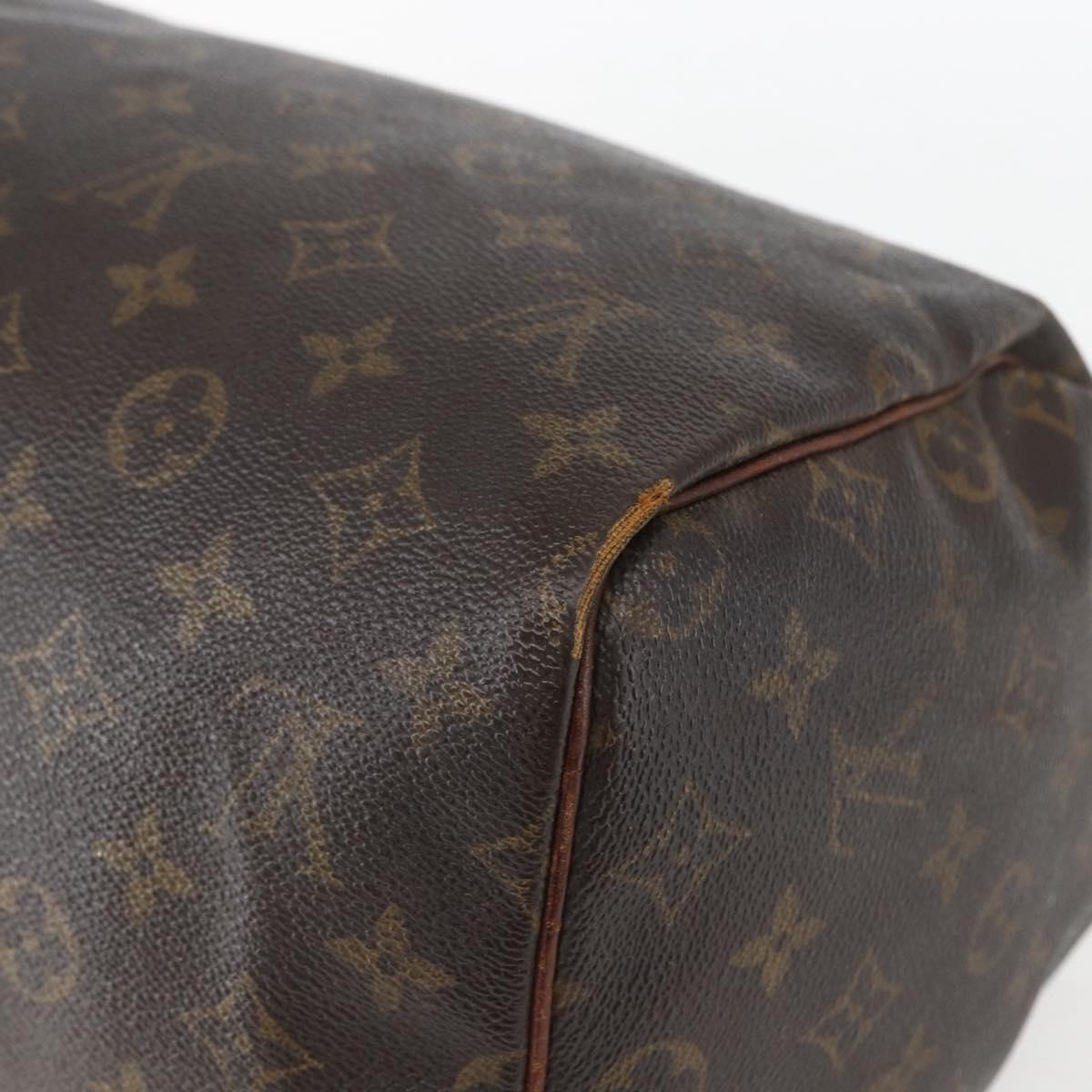 LOUIS VUITTON Monogram Speedy 30 Hand Bag M41526 LV Auth 155573